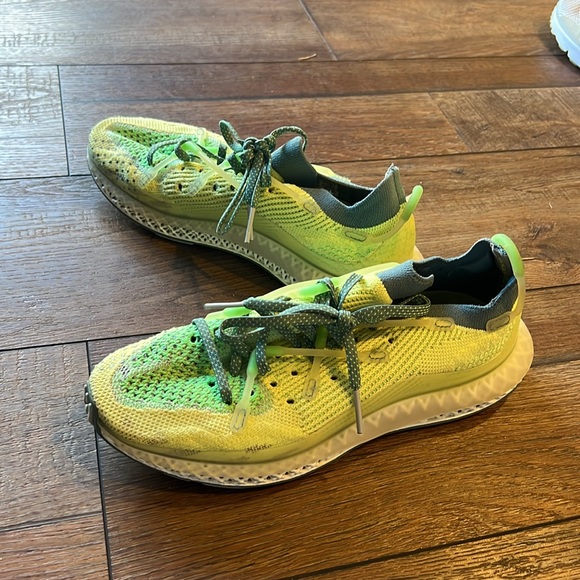 Men’s Adidas 4d fusion semi frozen yellow FY 3603 size7 - Picture 2 of 7